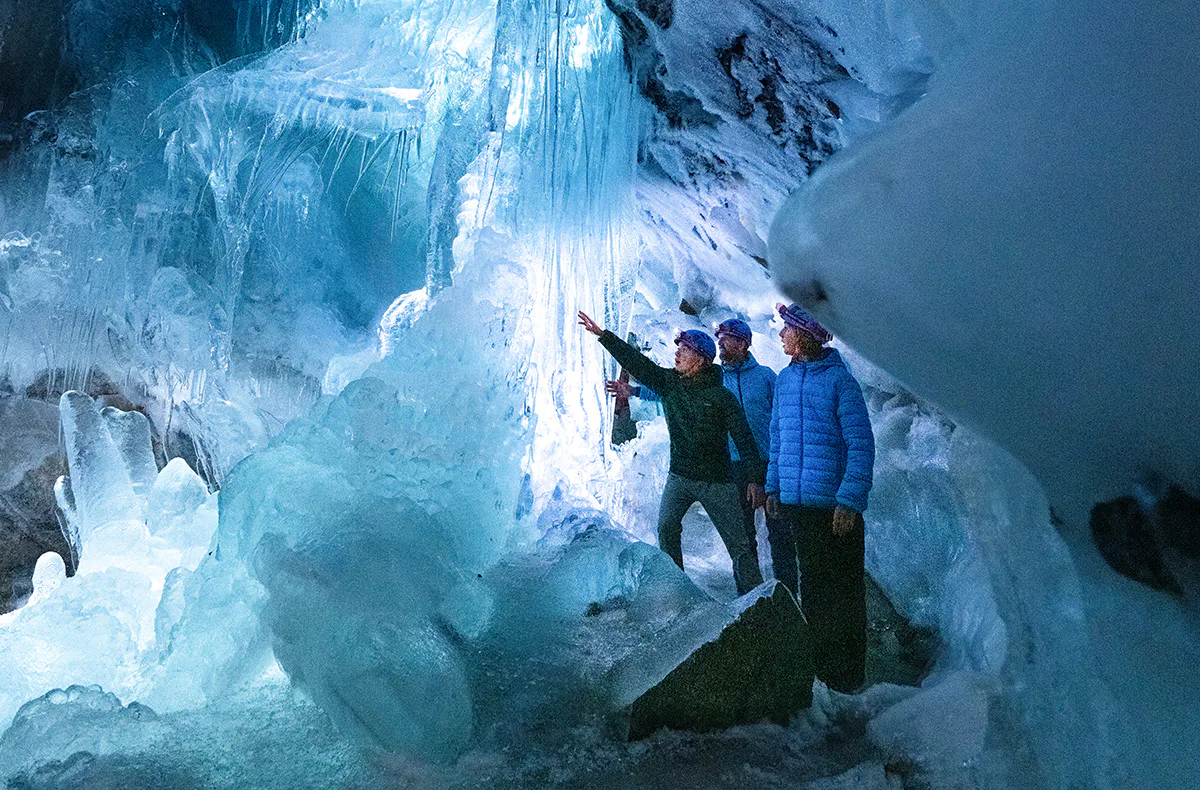Tour durch den Natureispalast im Hintertuxer Gletscher - 3