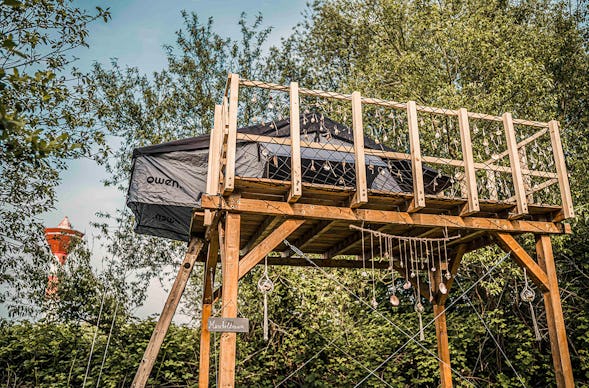 Außergewöhnlich Übernachten im Dachzelt Sandsted für 2