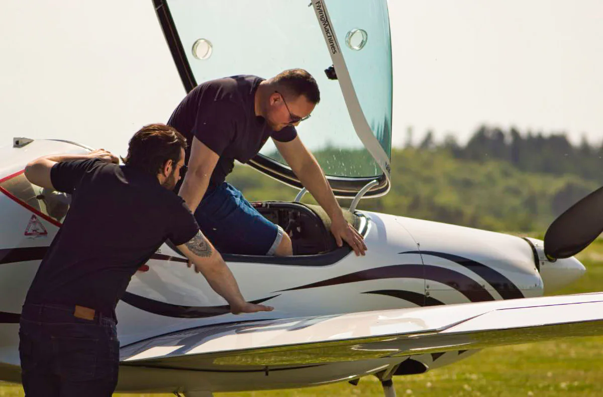 Ultraleichtflugzeug selber fliegen Waldeck (30 Min.) - 5