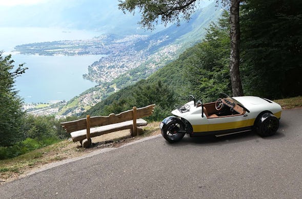 Vanderhall Roadster Fahrt ab Locarno (Day Ride 8h)