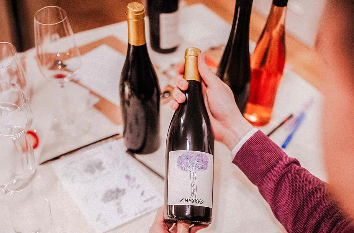 Weinetikett gestalten mit Wine Tasting Hamburg - 3