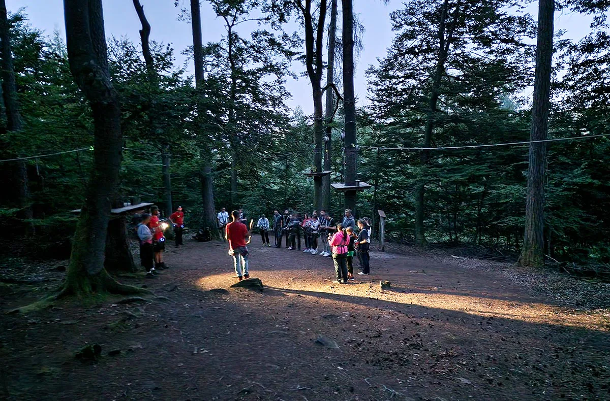 Ziplining bei Nacht im Pfälzerwald - 3